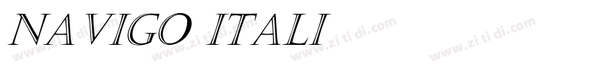 Navigo Itali字体转换